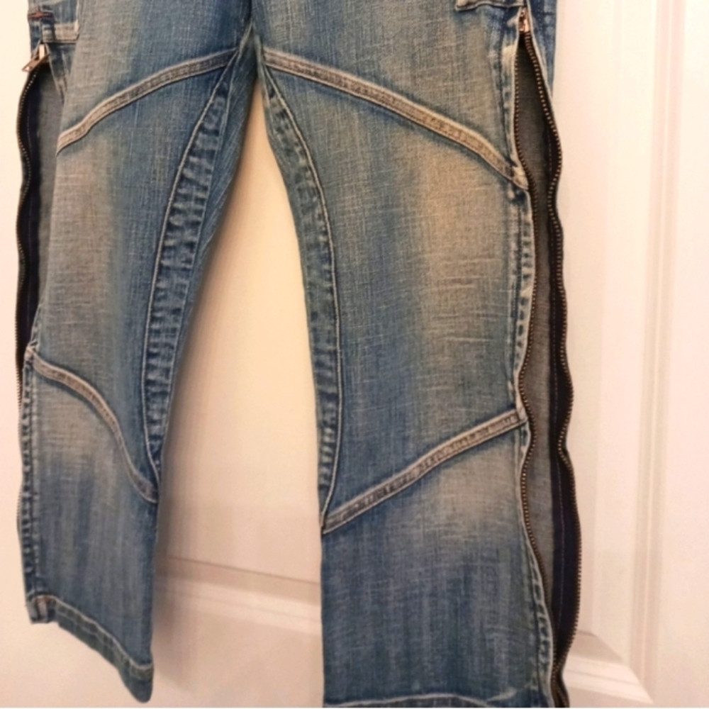 Vintage cool side zipper Guess jeans